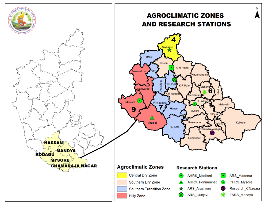 Agroclimatic Zones Map